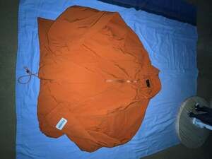 Diamond Supply Co. Burnt Orange Quarter-Zip Lightweight Windbreaker Jacket
